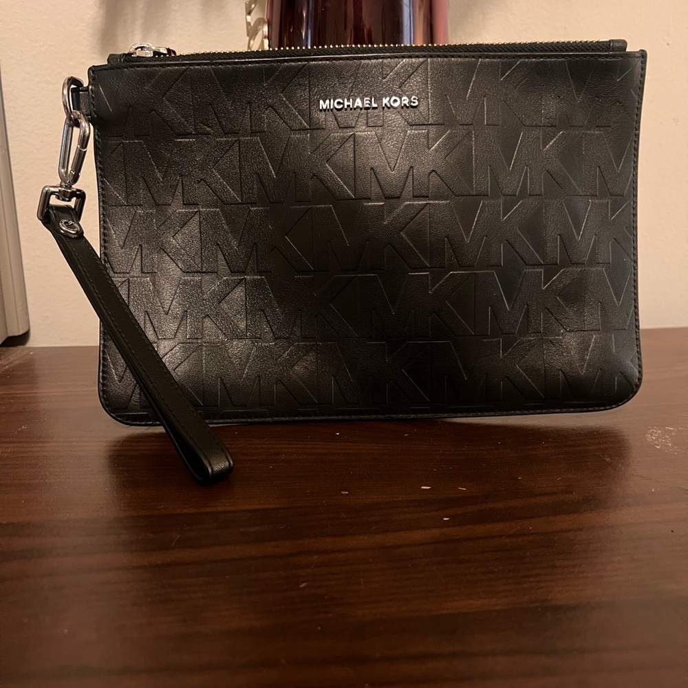 Michael Kors Black Men's Carry Pouch/Clutch - Picture 3 of 10